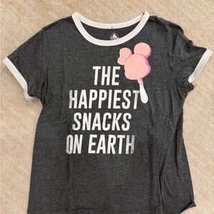 Disney Parks L Women’s 'The Happiest Snacks on Earth' Graphic Tee